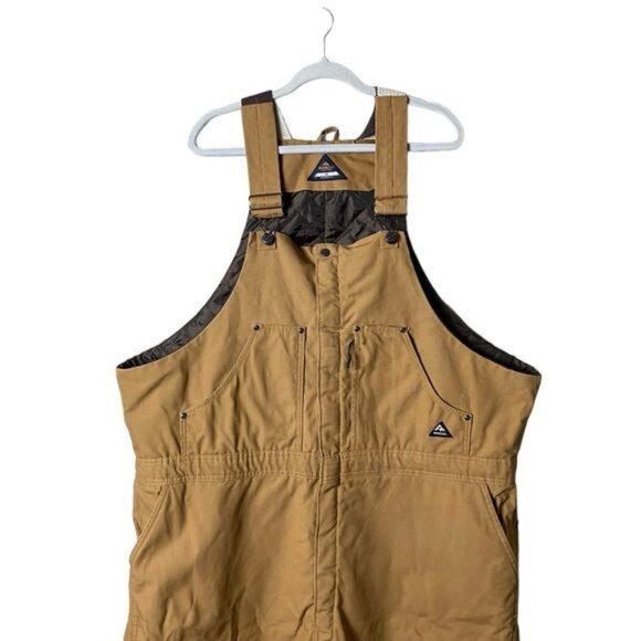 Ridgecut Toughwear Unisex Insulated Duck Canvas Overalls Size 3X Workwear - Picture 3 of 10